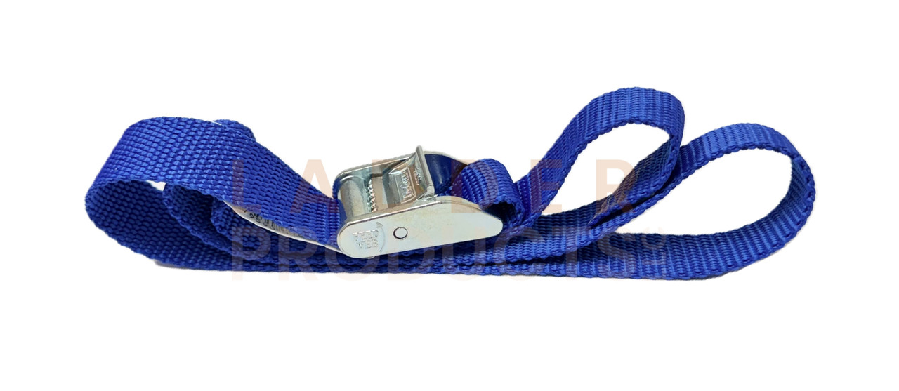 LadderProducts.com | TieGrrr 3 ft Blue Lashing Strap Pair for Ladder Racks (350 lbs Load Limit)