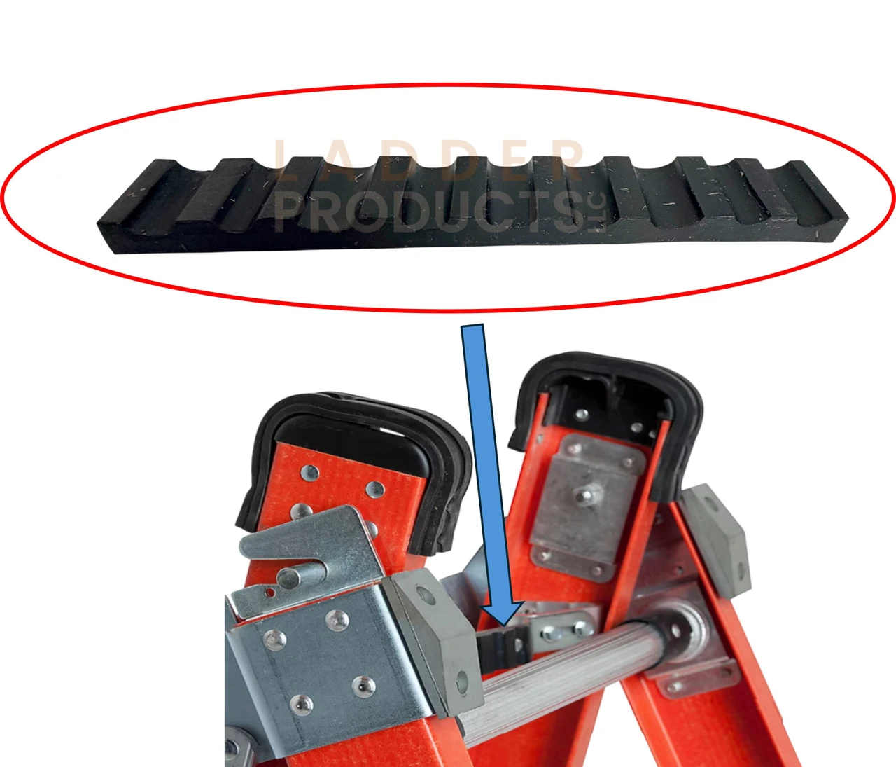 Werner V-Rung 10-Rib Pad Kit for 71-1: 7100, D7100, 7800, R6200, D6100, D6200 SERIES (1-Pair)