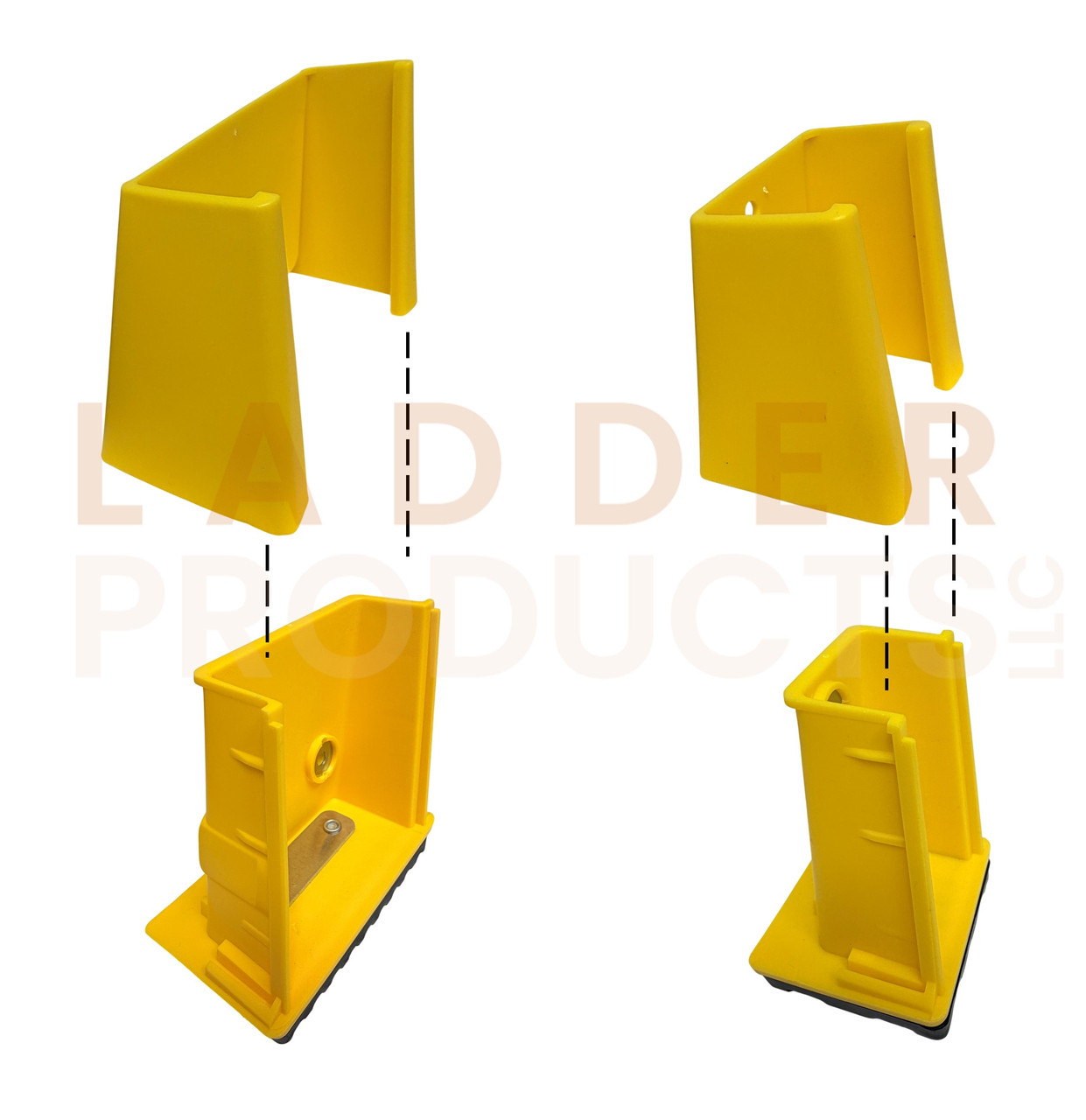 LadderProducts.com | Werner Replacement Foot Kit 21-77 for L6200 Lean Safe Step Ladder Series