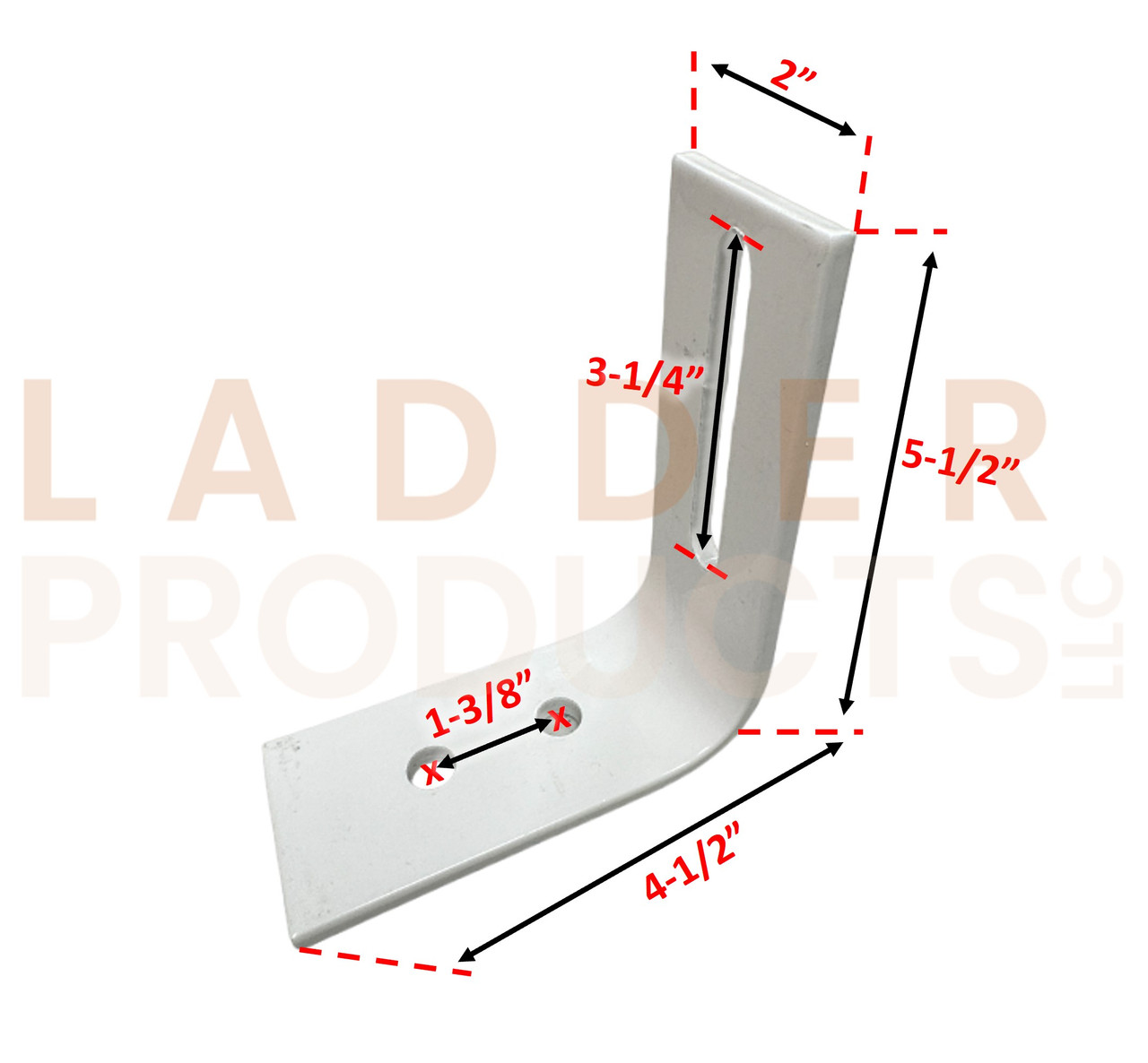 LadderProducts.com | Adrian Steel Rear Post 4.5" Base 28493-0