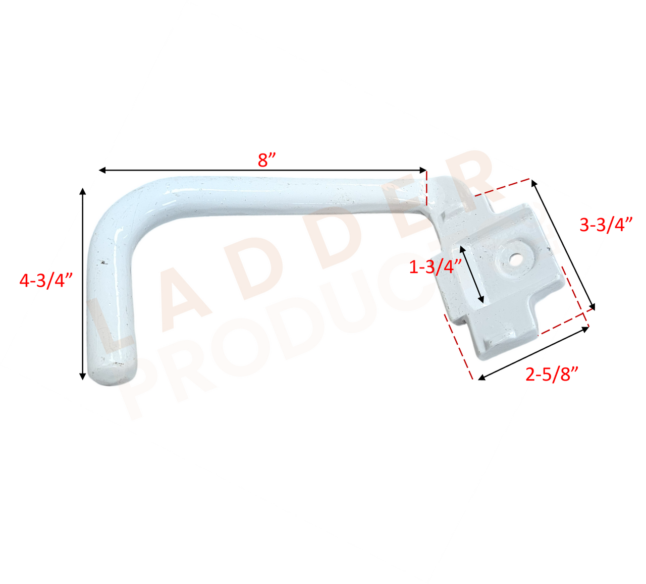 LadderProducts.com | Adrian Steel Handle Plate 28491-0