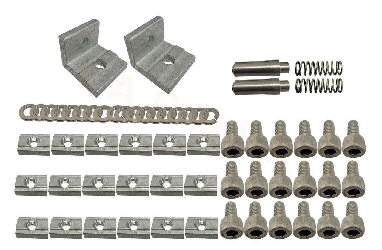 LadderProducts.com | Prime Design Hardware & Bolt Kit HKT-0083 for AluRack w/ Rollers