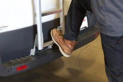 LadderProducts.com | Prime Design Rear Door Access Ladder Ford Transit - 101" Medium Roof AAL-8009