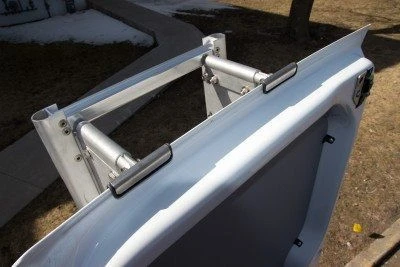 LadderProducts.com | Prime Design Rear Door Access Ladder Ford Transit - 110" High Roof AAL-8011