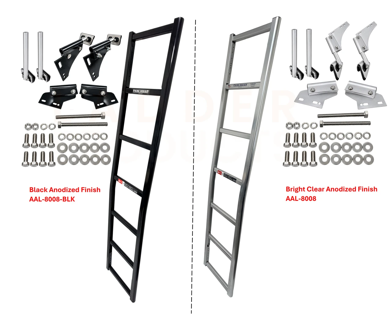 LadderProducts.com | Prime Design Rear Door Access Ladder Ram ProMaster - 101" High Roof AAL-8008