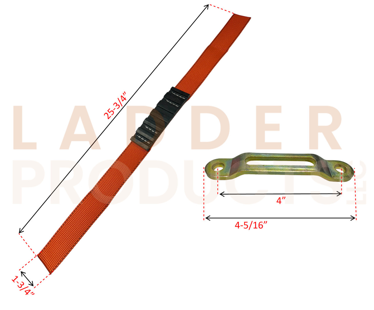 LadderProducts.com | Louisville Extension Ladder Web Pole Grip Kit PK-E05R