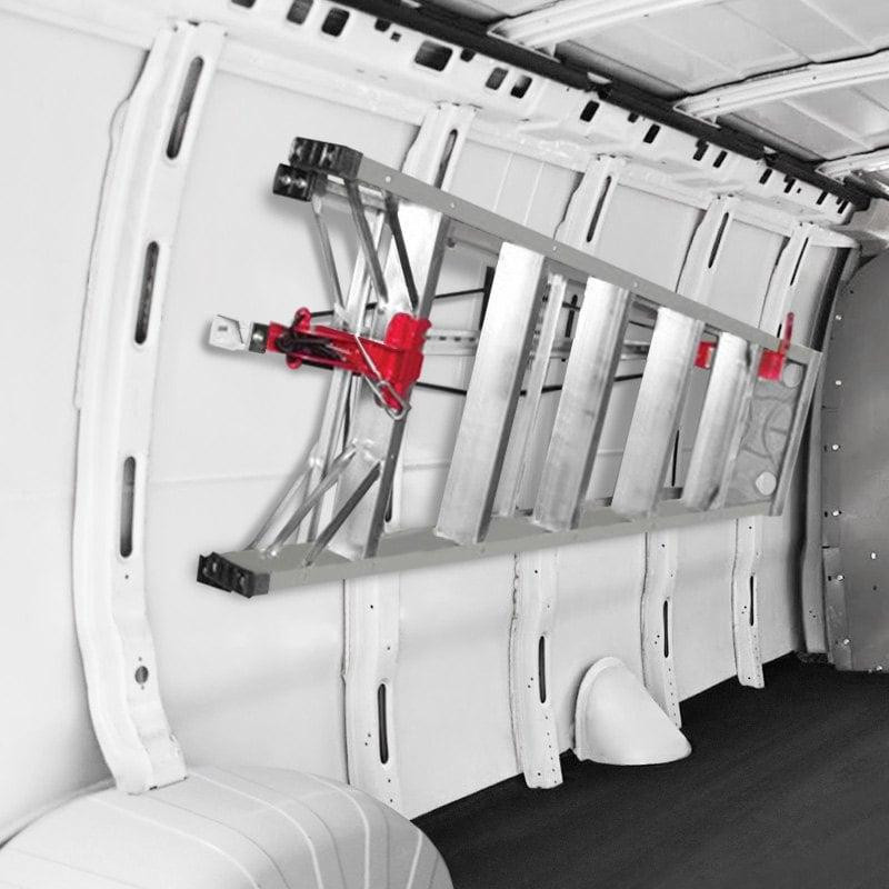 LadderProducts.com | Weather Guard Model 250 Sliding Ladder Rack for Vans & Enclosed Trailers