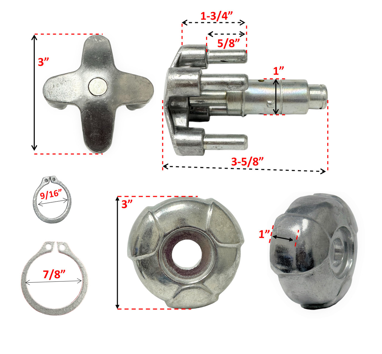Little Giant Xtreme Revolution Ladder Quad Lock Steel Palm Button