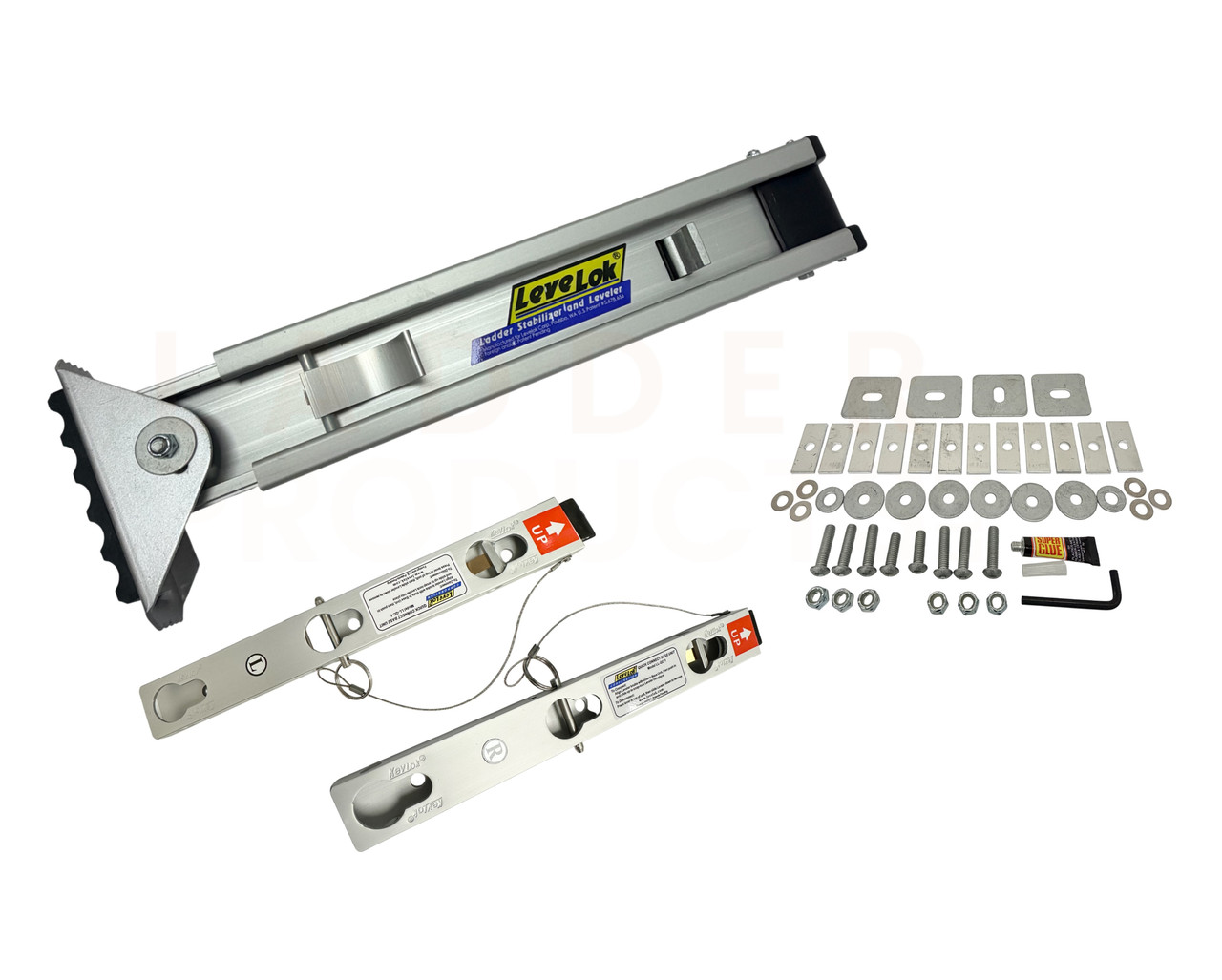 LeveLok LL-STB-2QC Quick Connect KeyLock Ladder Leveler Full Kit