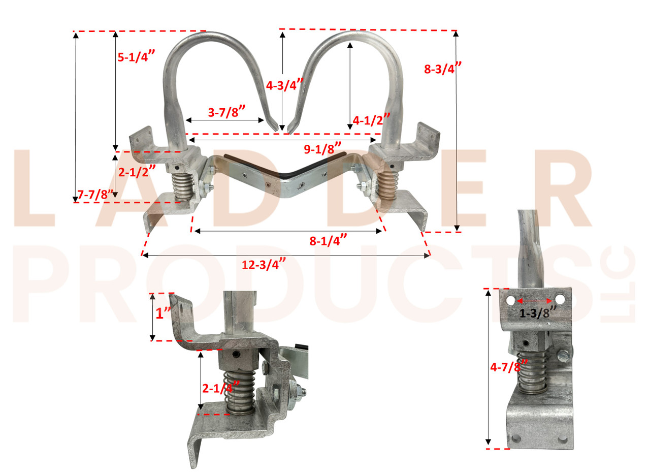 LadderProducts.com | Louisville Extension Ladder Combination Pole Grip Cable Hook PK-E03C