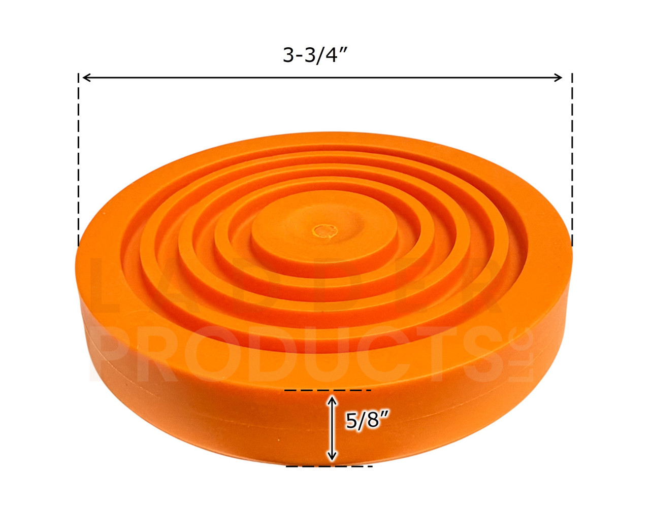 LadderProducts.com | Xtenda-Leg Ladder Leveler Replacement Orange Rubber Feet Kit 604