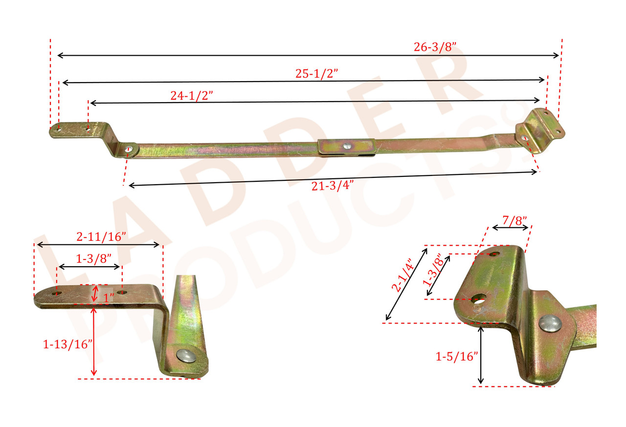 Werner 7' & 8' Step Ladder Spreader Kit 27-59