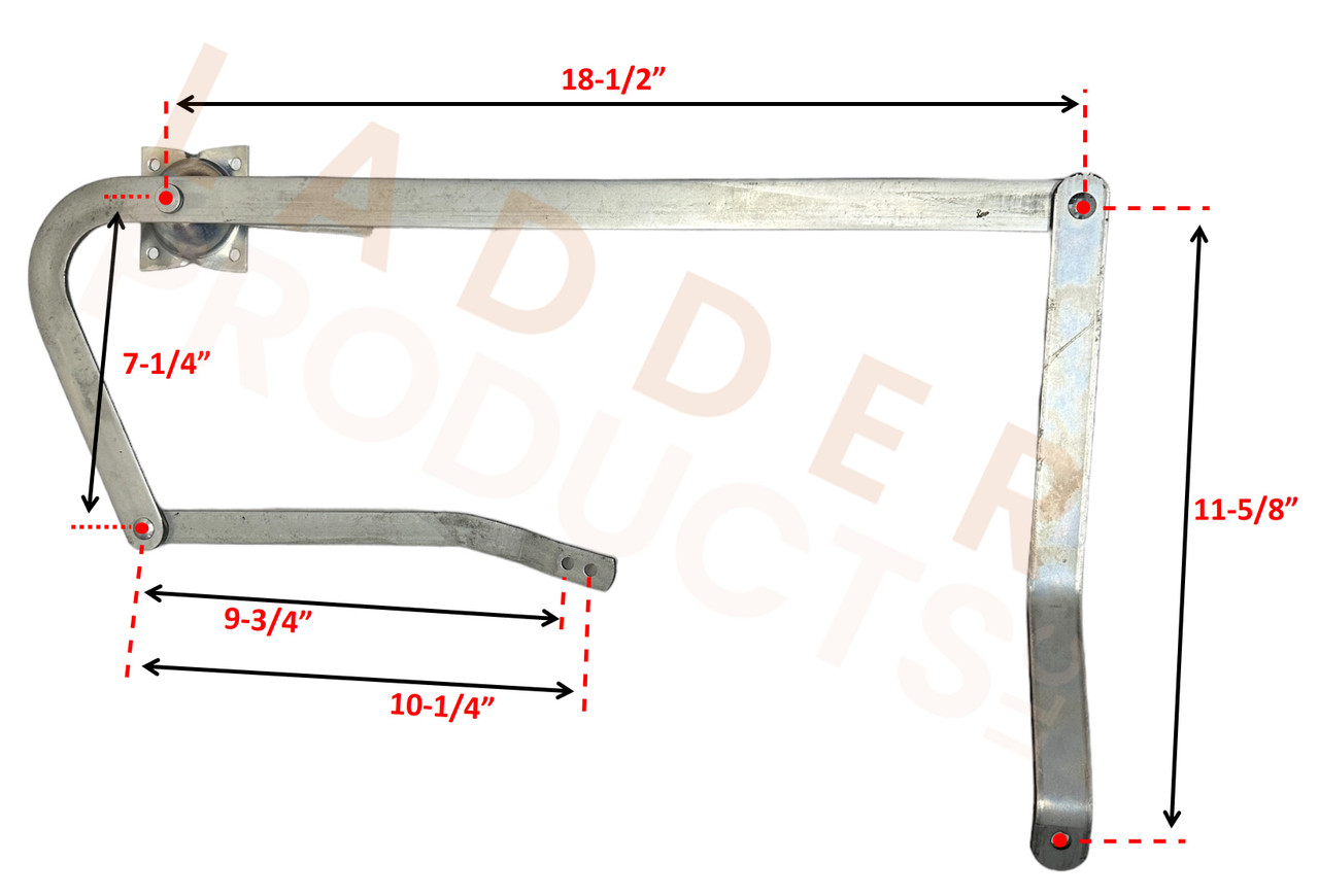 LadderProducts.com | Louisville Attic Ladder Power Arm Assembly Right Hand Hinge PR315500-RH