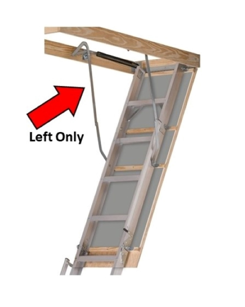 LadderProducts.com | Louisville Attic Ladder Power Arm Assembly Right Hand Hinge PR315500-LH