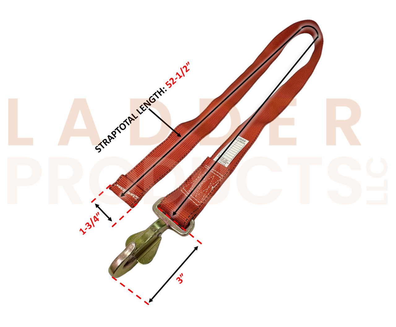Louisville Extension Ladder Red Pole Grip Lash Kit PK-E11R
