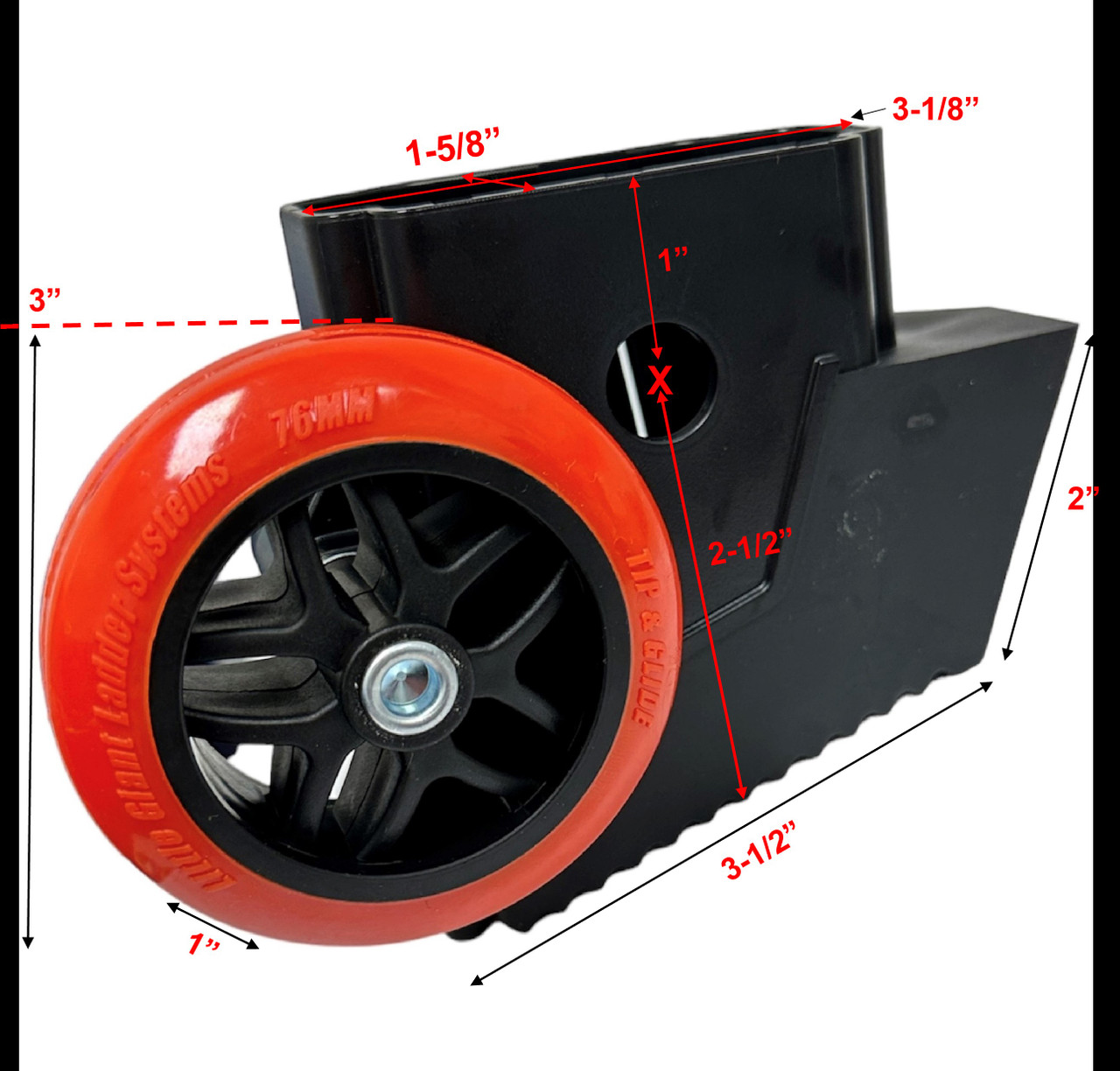 Little Giant Conquest Snap Foot Wheel Assembly Kit 55389 | Ladder