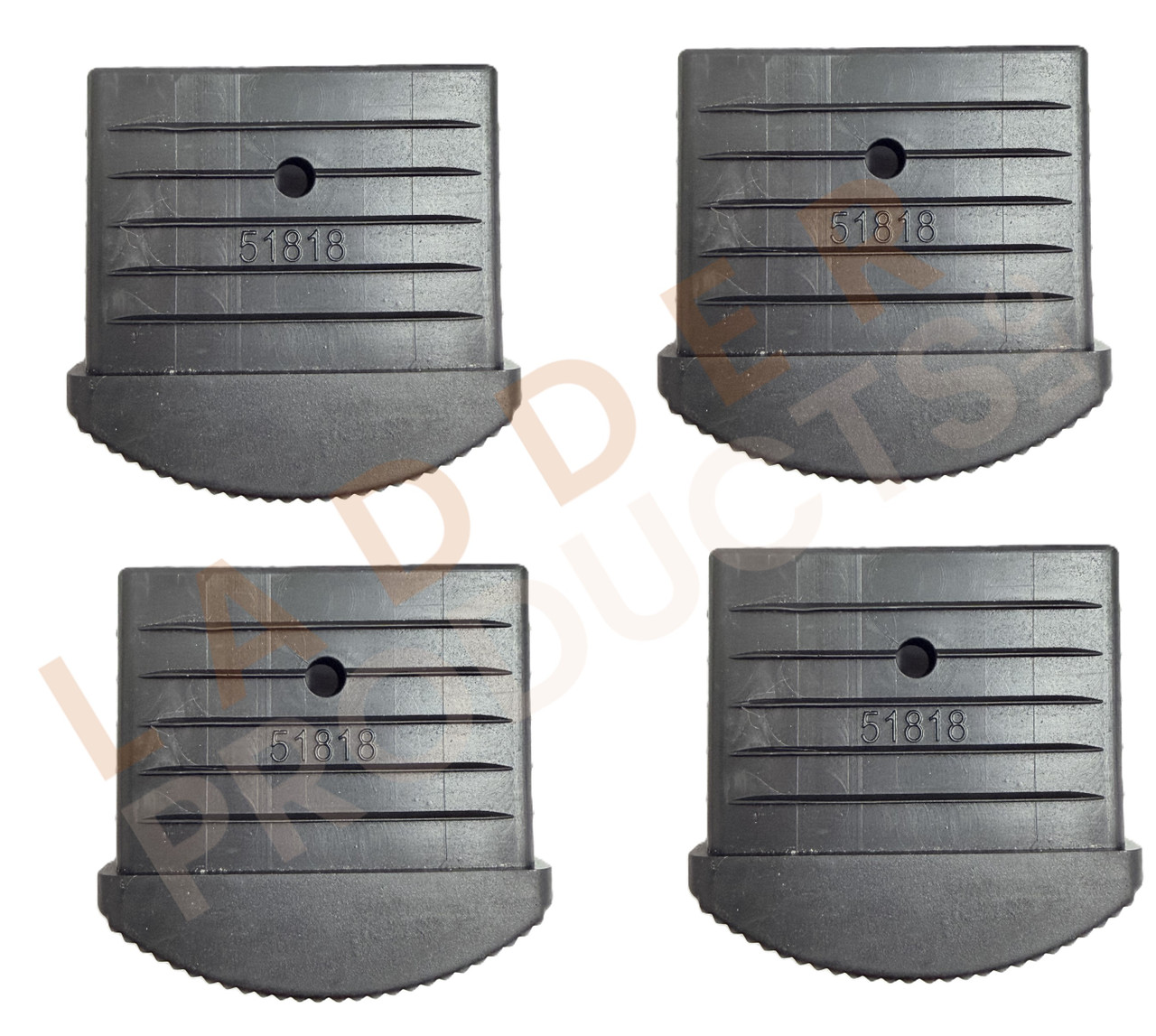 Little Giant Black Rubber Inner Foot (4 Pack) 31086 | Ladder