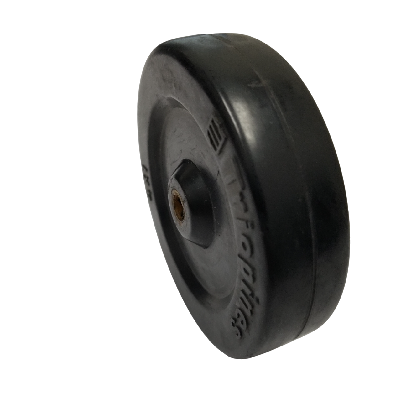 LadderProducts.com | 4" x 1" Soft Rubber Wheel 5/16" ID Ball Bearings