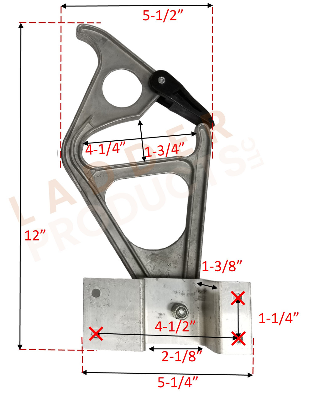 LadderProducts.com | Lynn Ladder D-Rung Lock Assembly L53-6