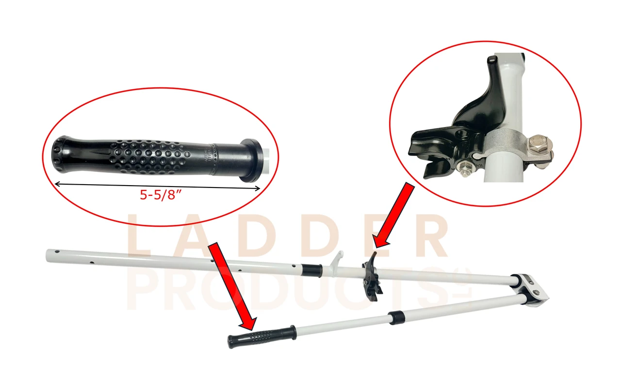 LadderProducts.com | Prime Design ErgoRack RH Curbside Rear Drive Shaft Assembly 50" ELR-8122