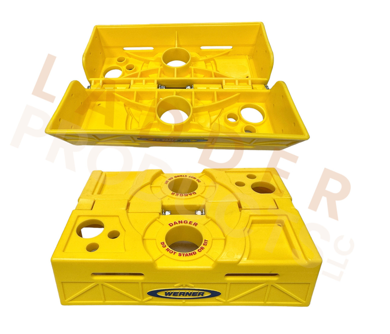 Werner Twin Step Ladder Yellow Top Cap 58789-01