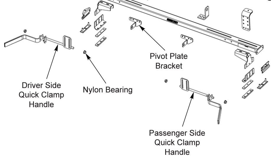 Weather Guard Quick Clamp Driver Side Handle 7578