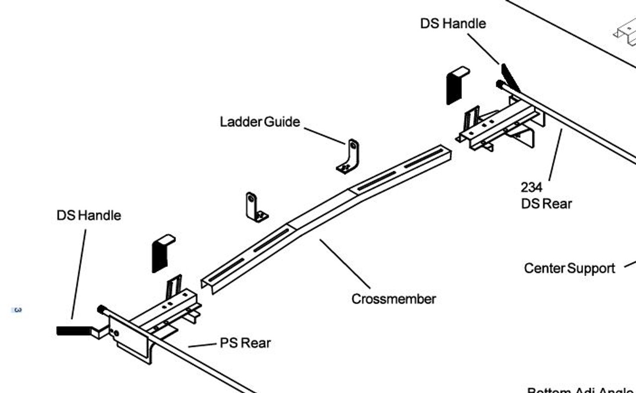 LadderProducts.com | Weather Guard Quick Clamp Ladder Guide (Pair) 7870