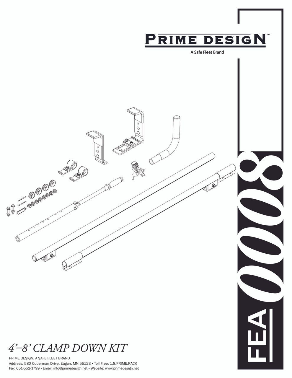 LadderProducts.com | Prime Design Clamp Down Feature Kit FEA-0008