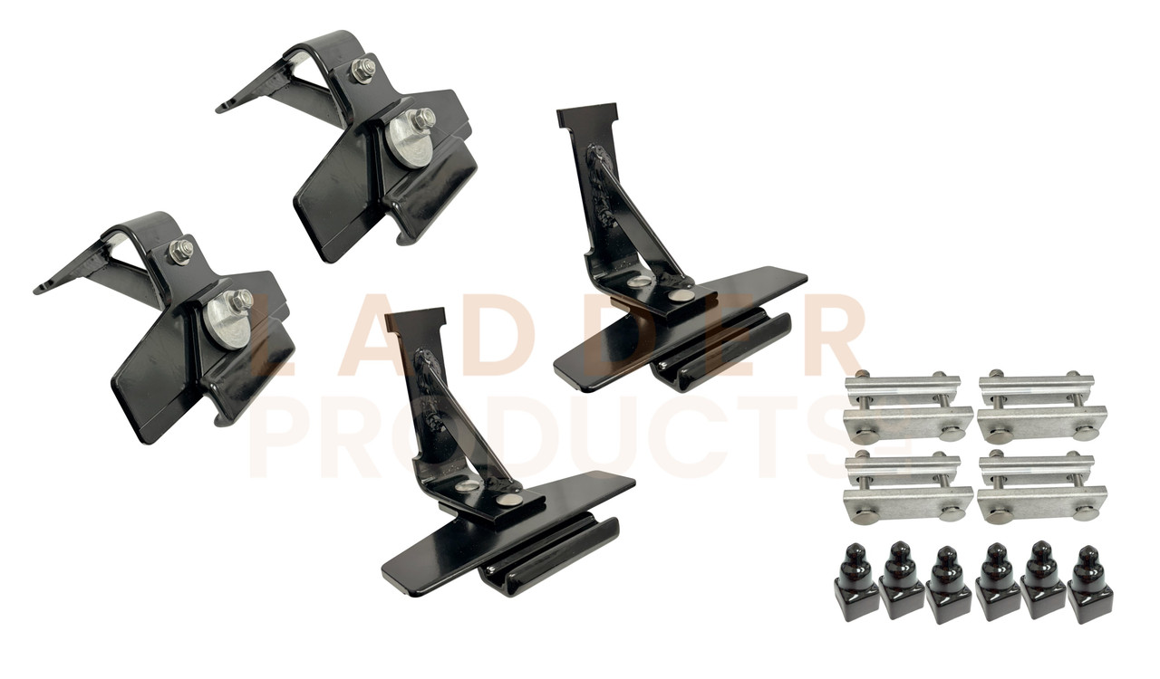 LadderProducts.com | Prime Design FBM-1068-BLK Ford E-Series Guttered Mounting Kit