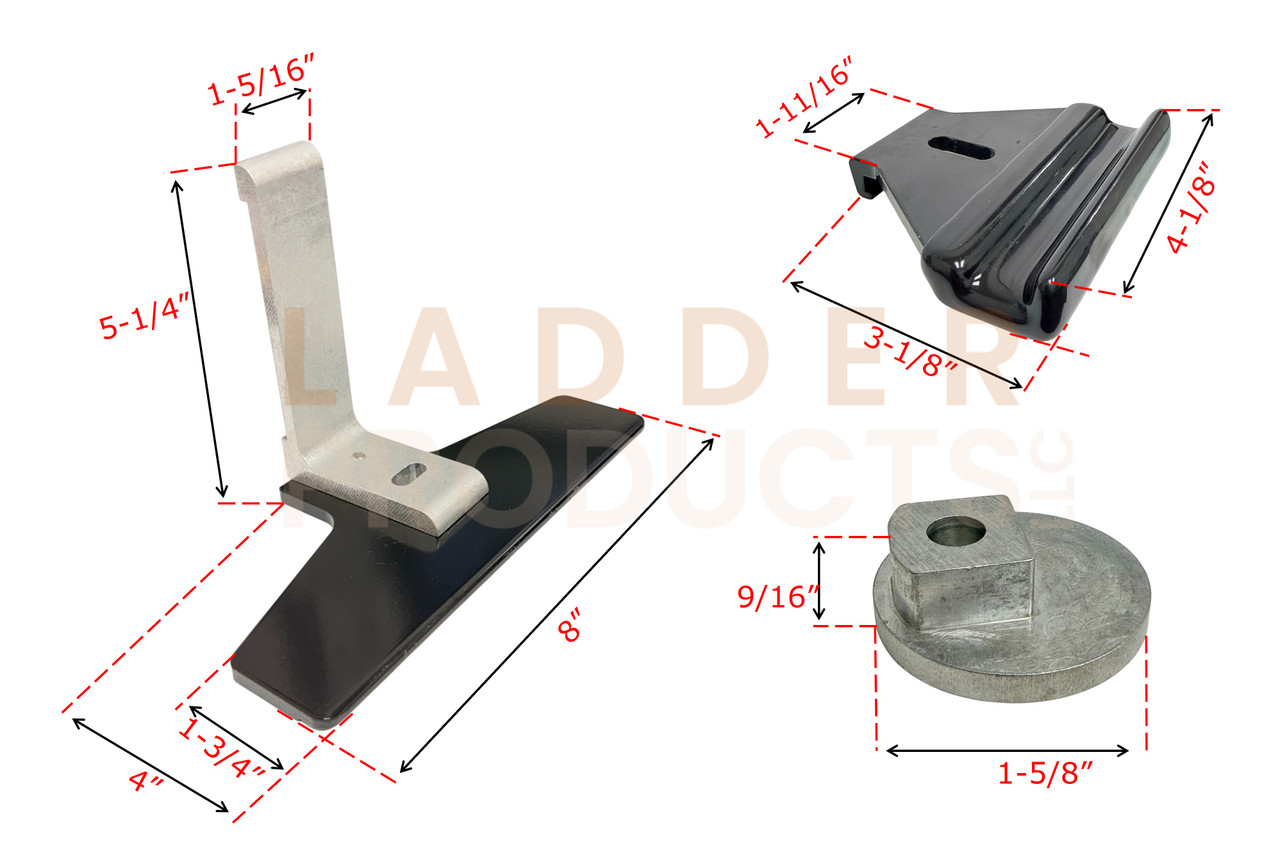 LadderProducts.com | Prime Design FBM-1025 GM Van Roof Base Mounting Kit