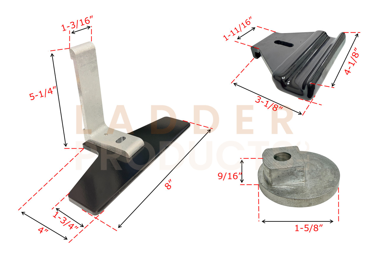 LadderProducts.com | Prime Design FBM-1016 GM Van Roof Base Mounting Kit