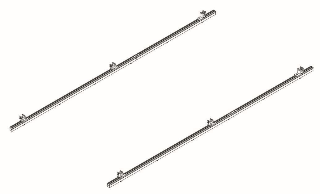 LadderProducts.com | Prime Design FBM-1008 Mercedes Sprinter Roof Mounting Kit - w/o Factory Channels