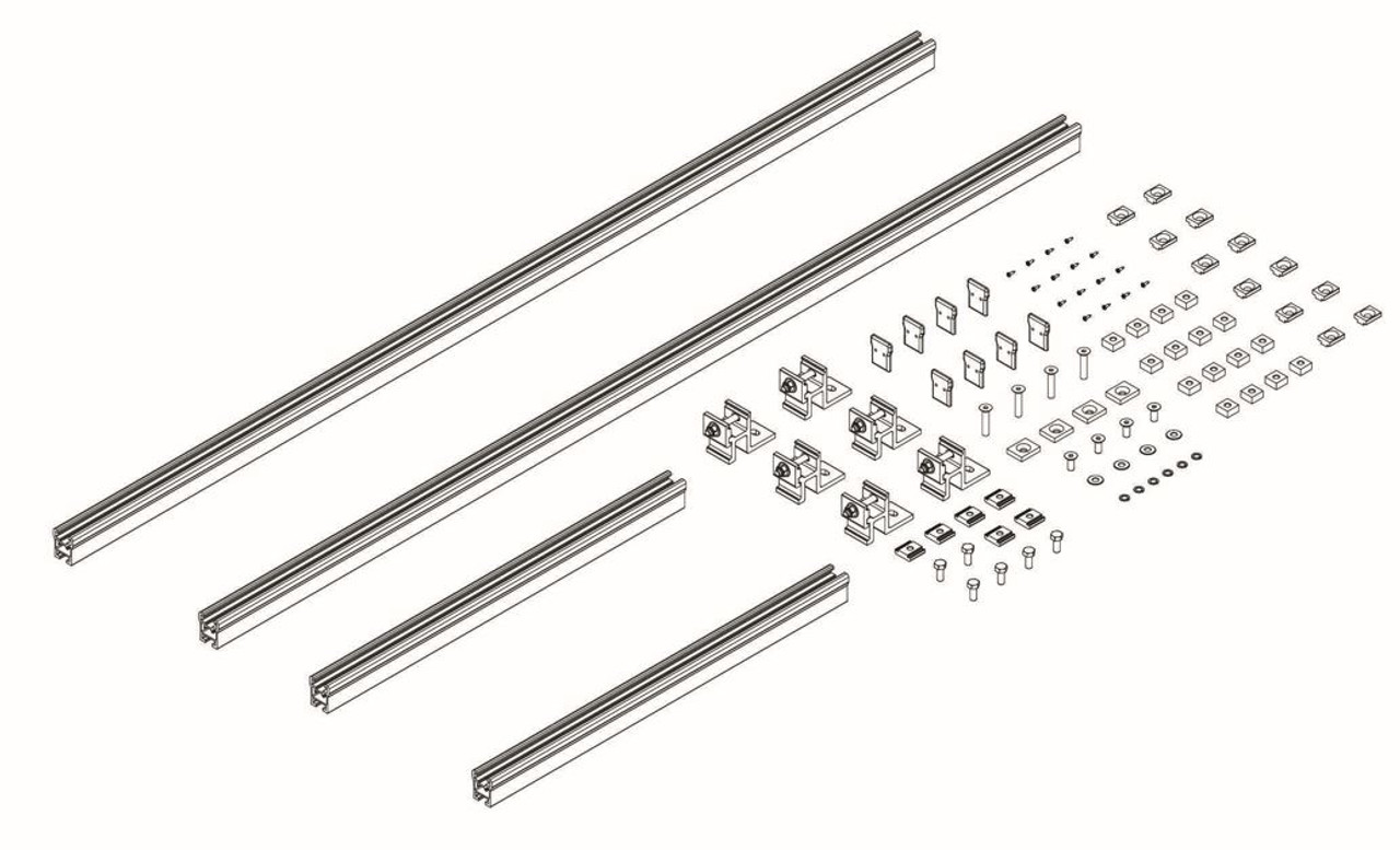 LadderProducts.com | Prime Design FBM-1010 Nissan NV Cargo Roof Mounting Kit