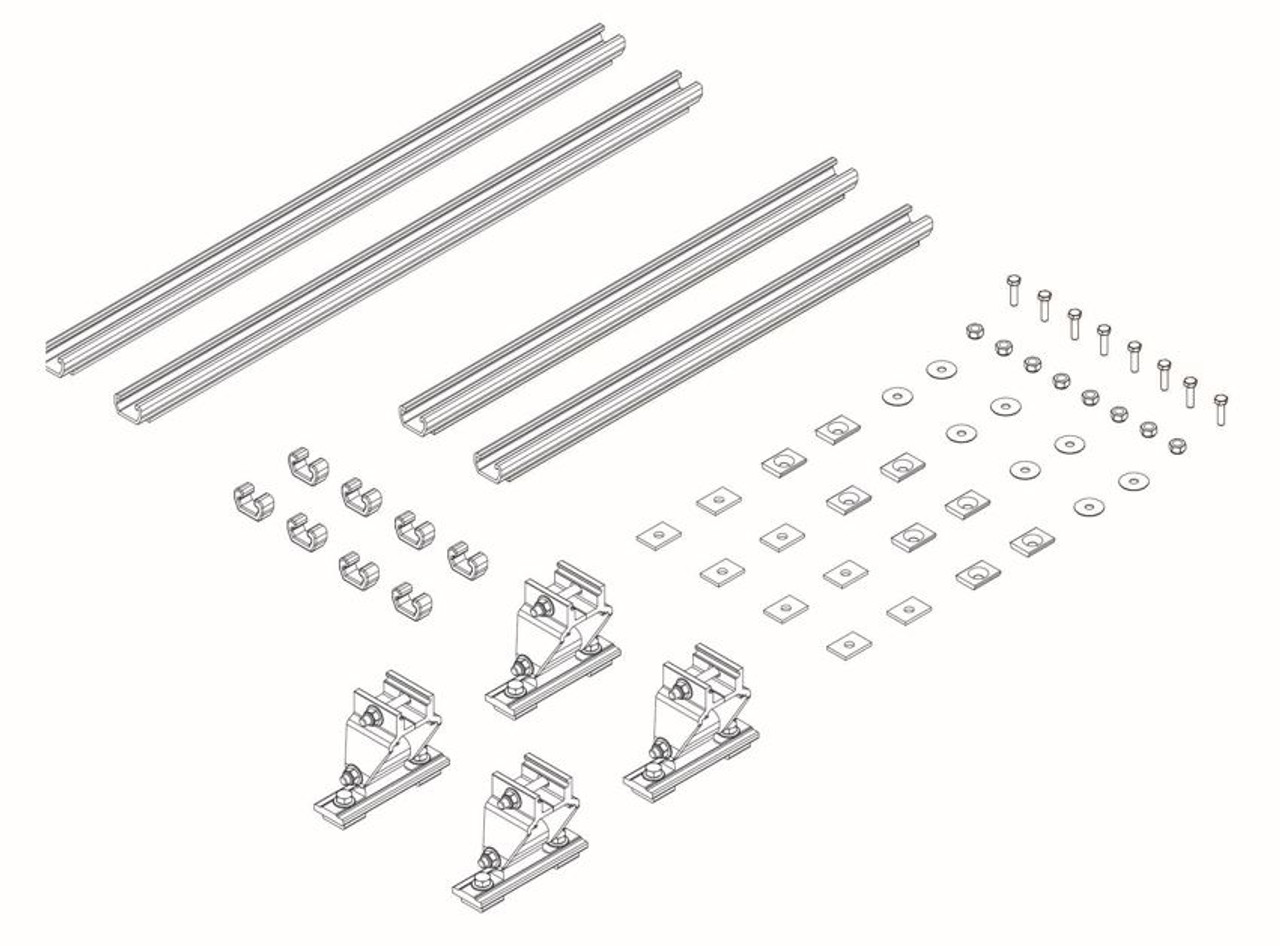 LadderProducts.com | Prime Design FBM-1012 Ford Transit Connect Roof Mounting Kit