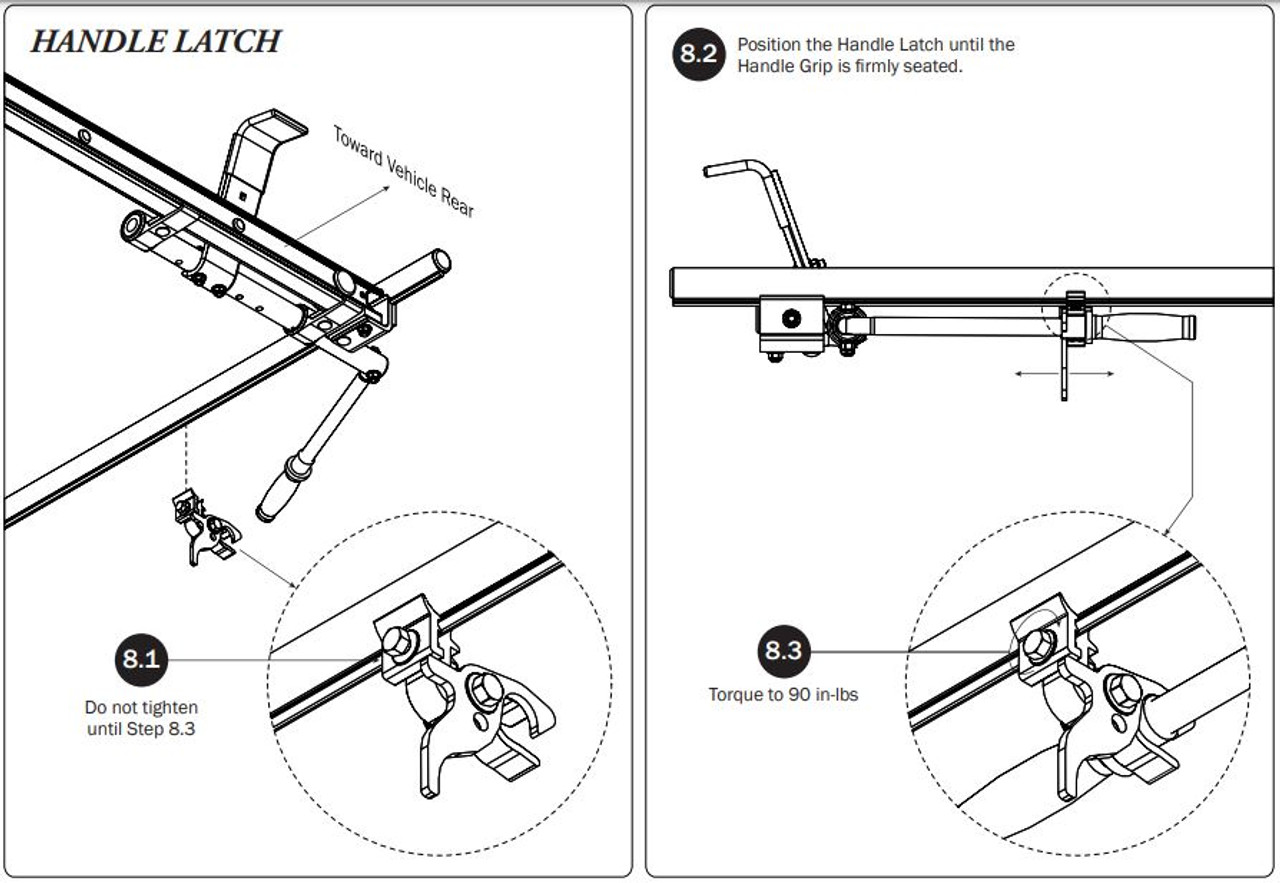 LadderProducts.com | Prime Design Clamp Down LH/RH Handle Clamp RKT-7891