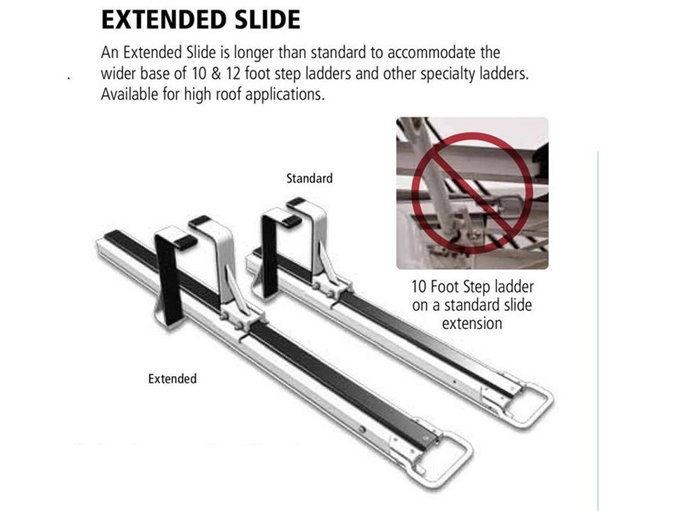 LadderProducts.com | Prime Design ELR-8713 LH Extended Slide Upper 36" G4 High Roof