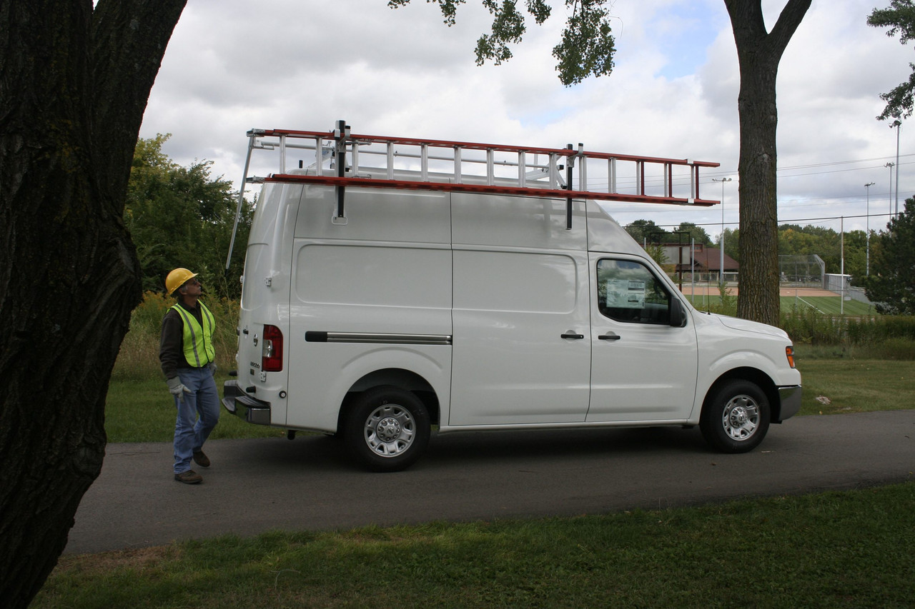 LadderProducts.com | Prime Design ErgoRacks Nissan NV Cargo 84 IN Standard Roof & 105 IN High Roof