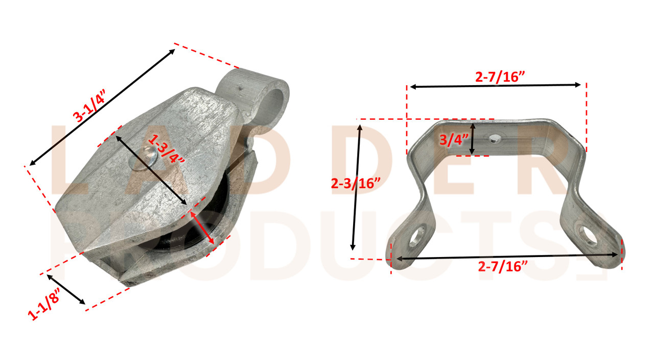 LadderProducts.com | Werner D-Rung Pulley Assembly Kit 31-15
