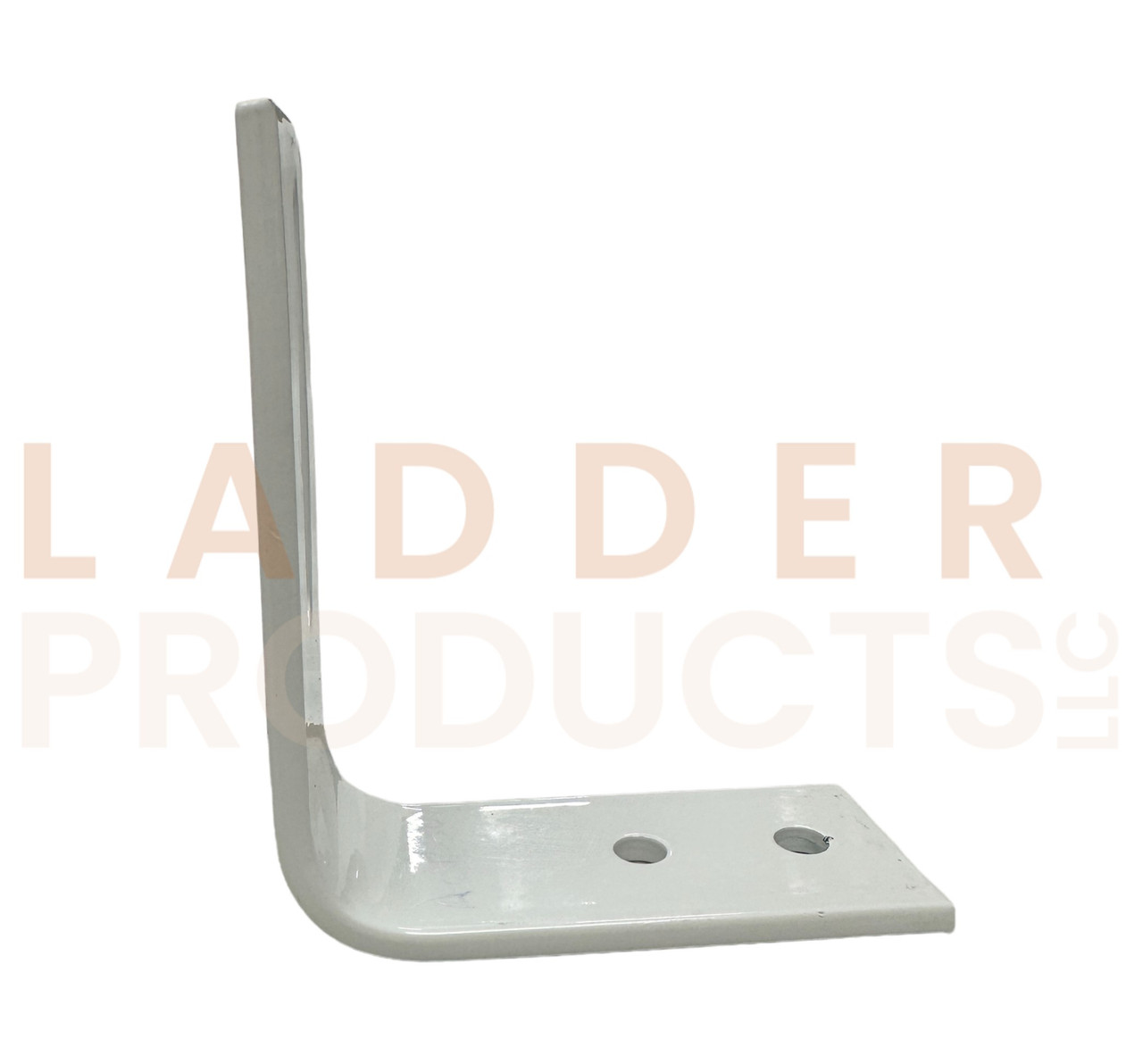 LadderProducts.com | Adrian Steel White Rear L Post Bracket 34766-W