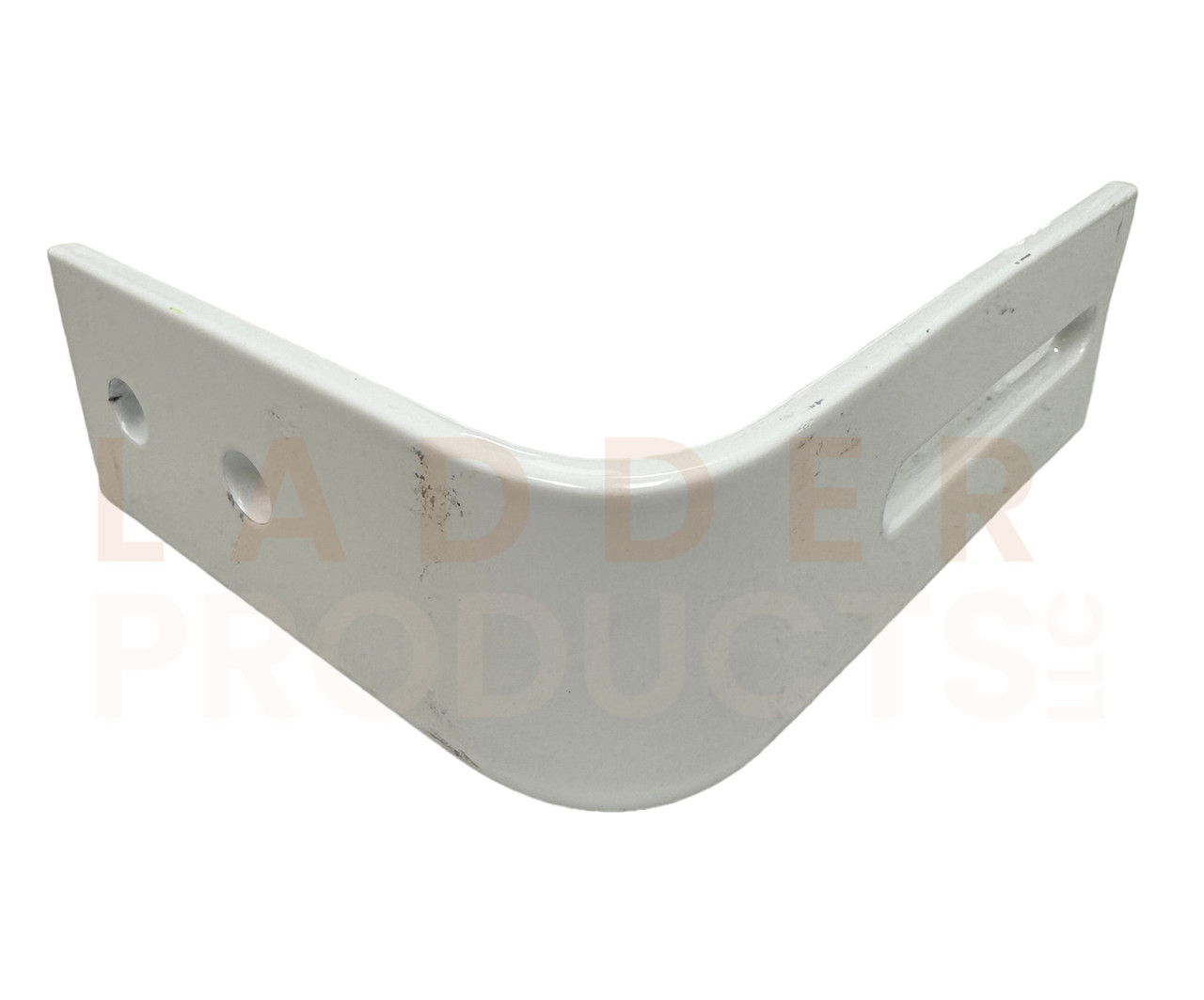 LadderProducts.com | Adrian Steel White Rear L Post Bracket 34766-W