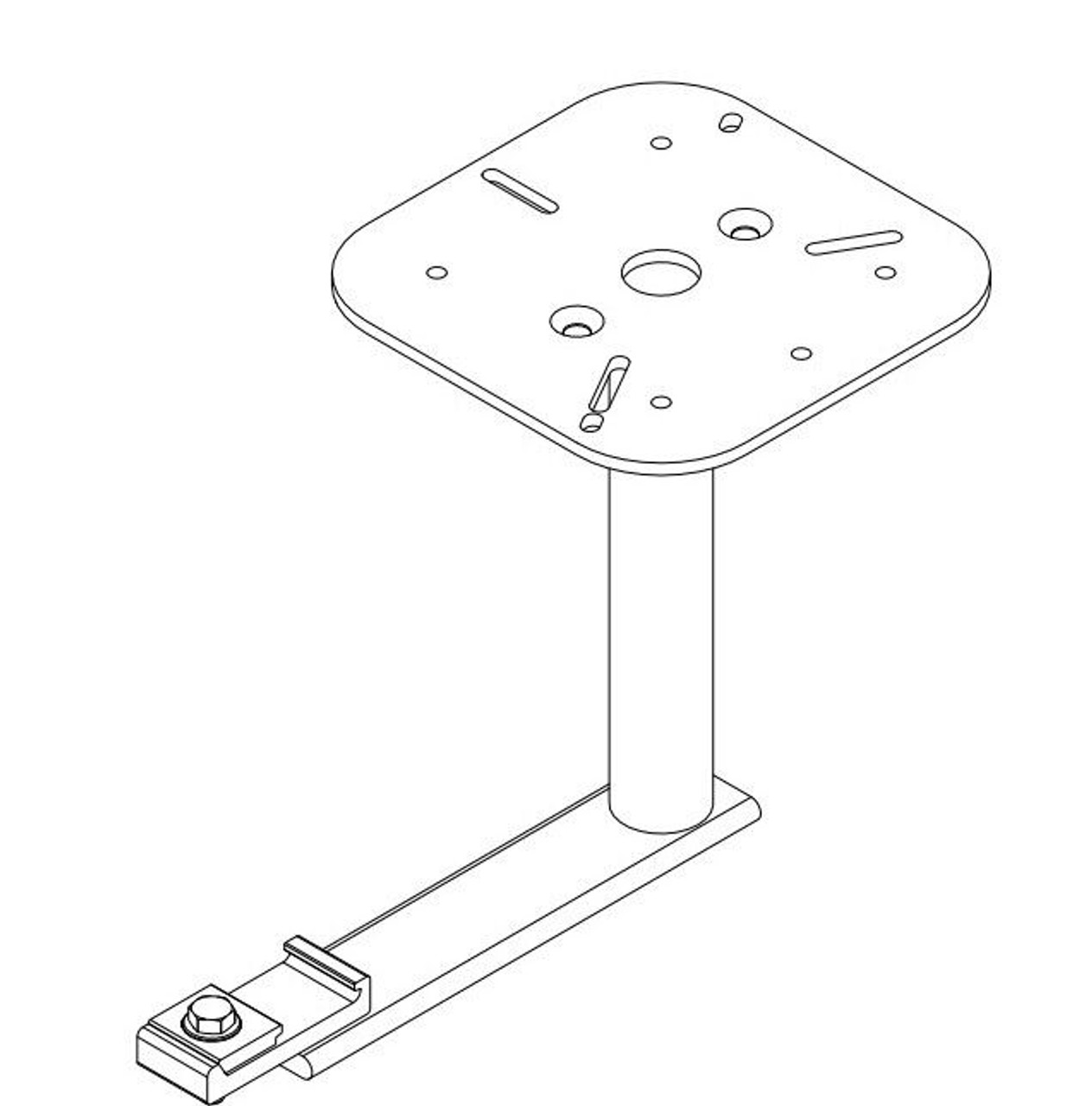 LadderProducts.com | Prime Design ASH-8611 Strobe & Go Light Holder Extension Arm 8 IN