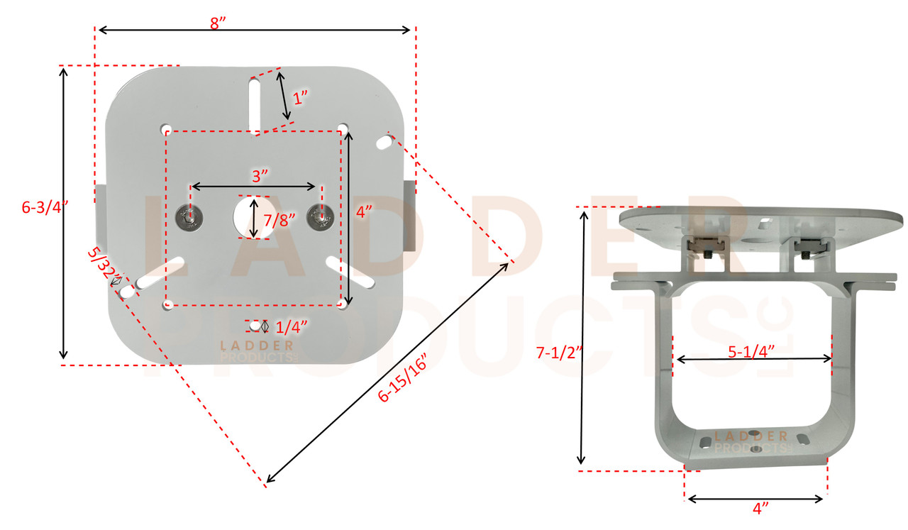 Prime Design ASH-8033 Strobe & Go Light Holder Universal Mount 7.5 IN