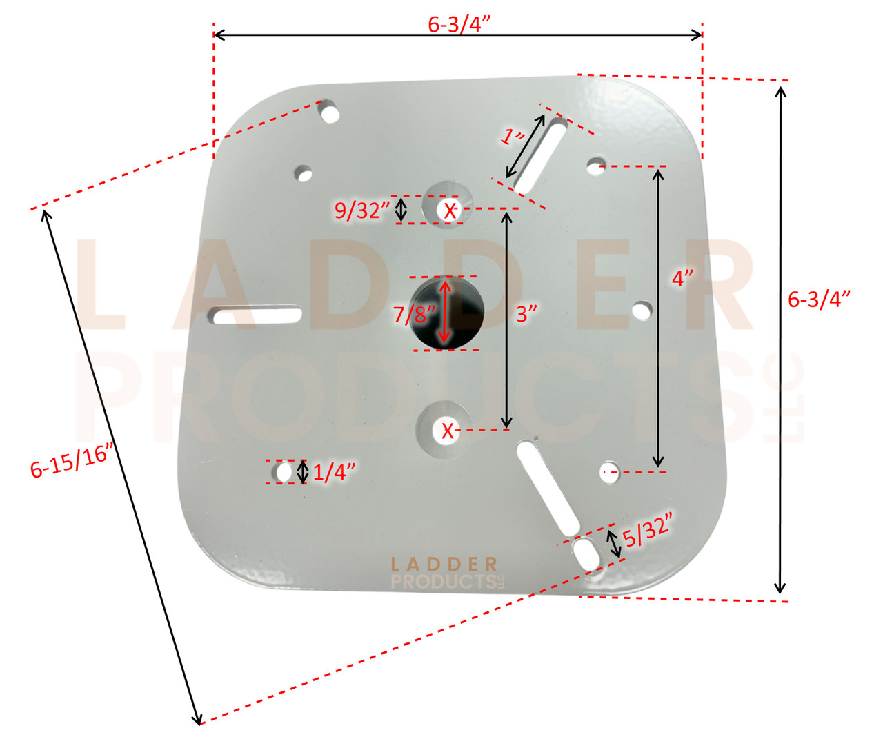 LadderProducts.com | Prime Design ASH-8125 Strobe & Go Light Pedestal Holder 9 IN