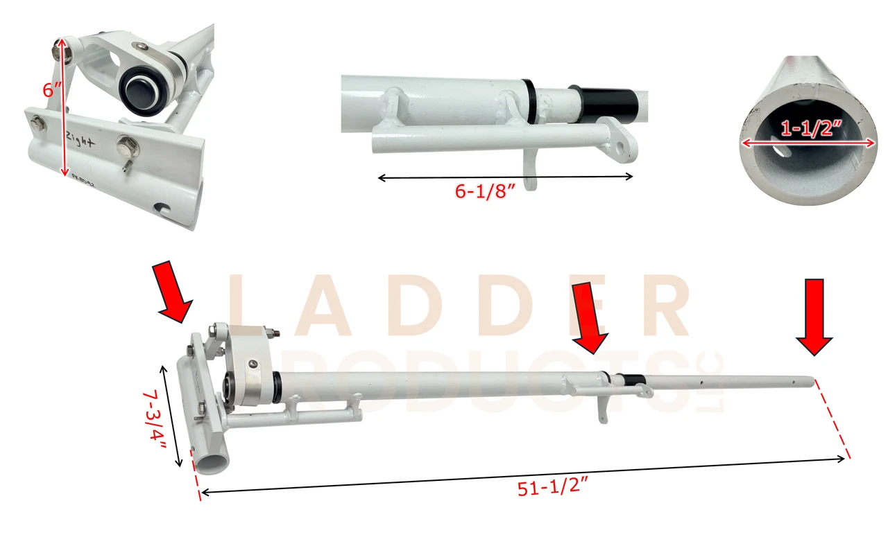 LadderProducts.com | Prime Design ELR-8092 Rear Drive Shaft RH High Roof