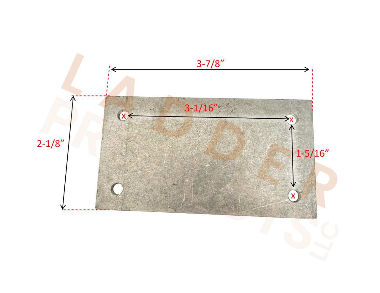 Werner 46563-01 4-Hole Backup Plate (Pair)
