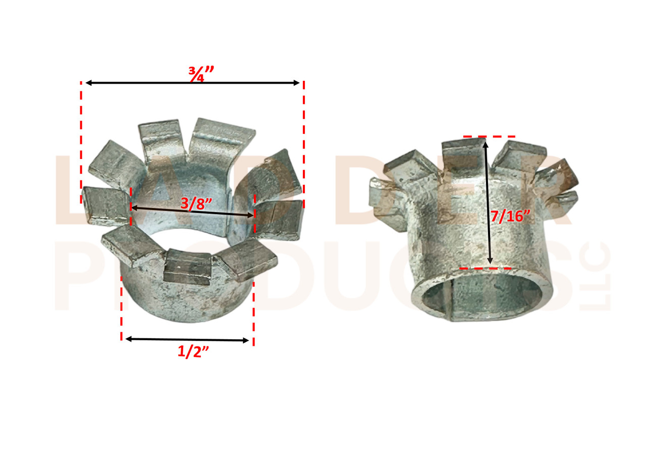 LadderProducts.com | Southwestern Bell Extension Ladder Round Rung Lock Bushing (10 Pack) Old Style