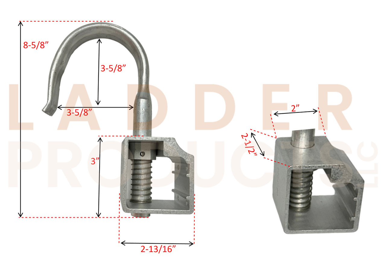 LadderProducts.com | Werner Extension Ladder Cable Hook Kit 74-1