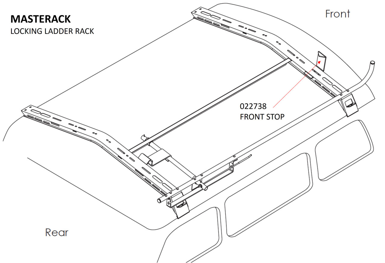 Masterack FRONT STOP 9