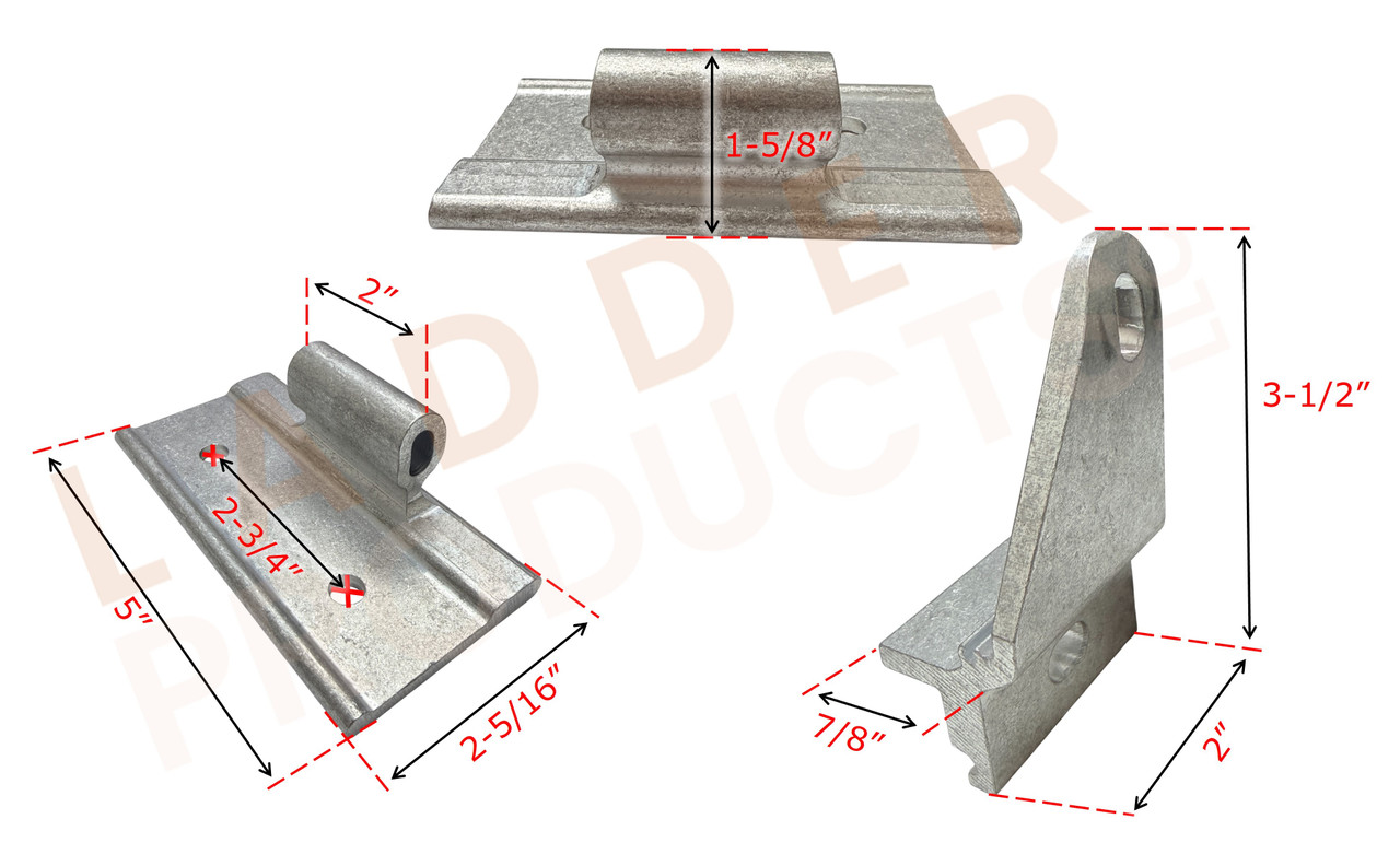 LadderProducts.com | Prime Design Truck Topper Mounting Assembly FBM-1019-BLK (Black) Dimensioins