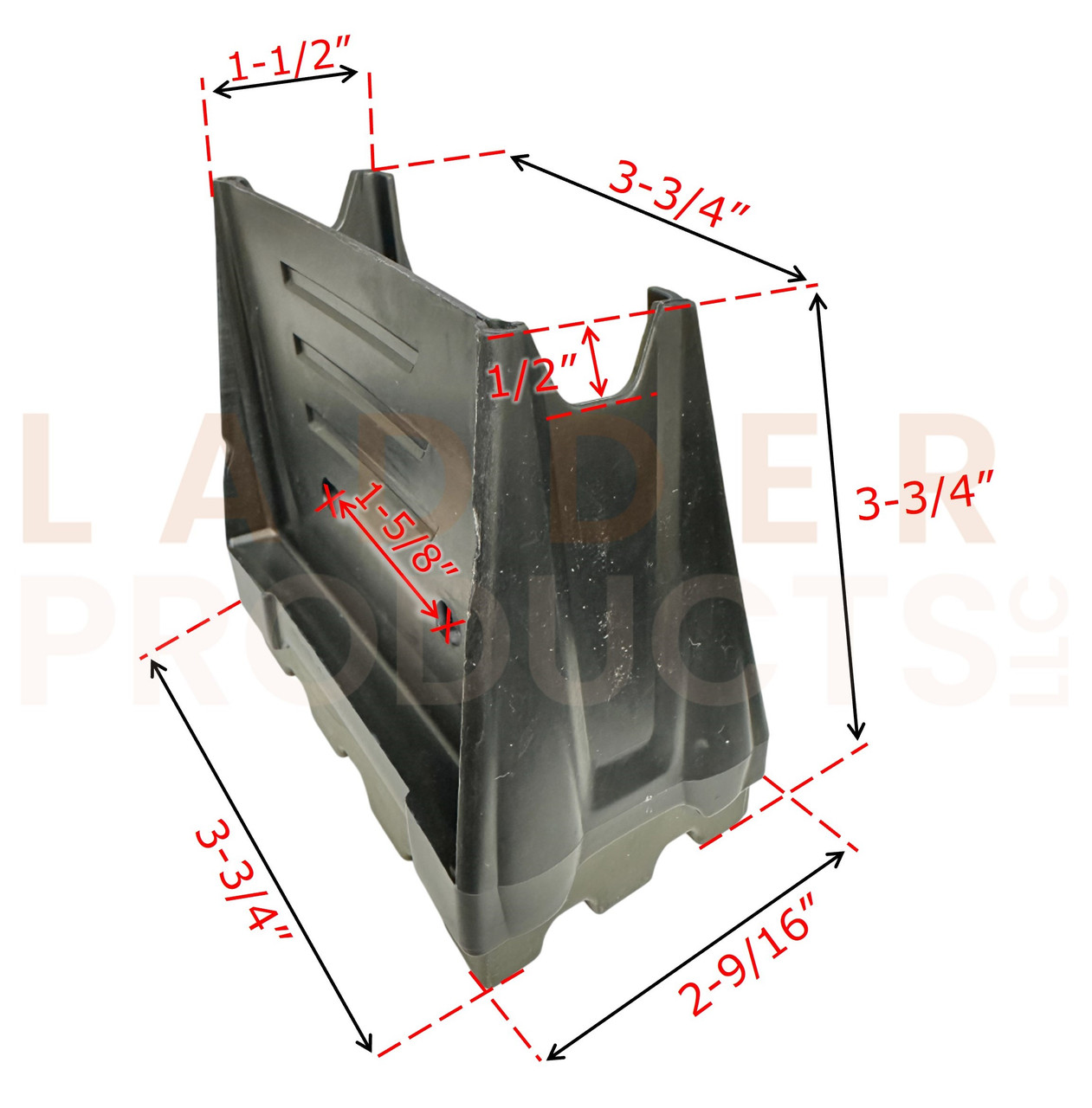LadderProducts.com | Louisville Twin Step Ladder Shoe Kit PK136B for FM1400HD & FM1500 Series